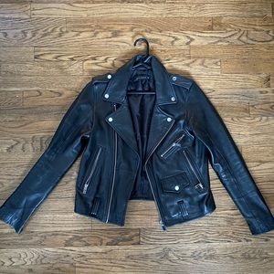 Zara Black Leather Jacket